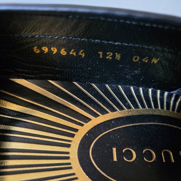 NIB Gucci Cara Logo Snaffle Loafers - G 12.5 US 13-13.5 - Picture 8 of 10